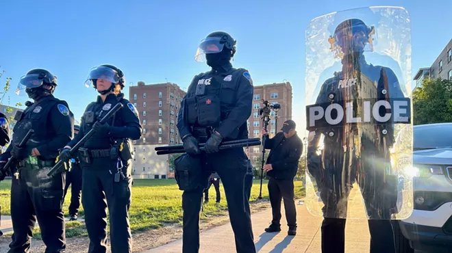 Wayne State University police arrested nearly a dozen pro-Palestinian activists on May 30.