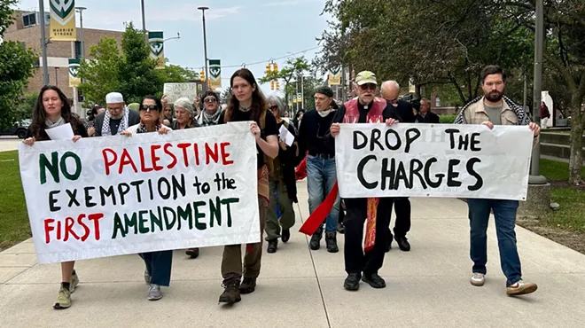 Religious leaders and Wayne State University students demanded misconduct charges be dropped against a pro-Palestinian activist.