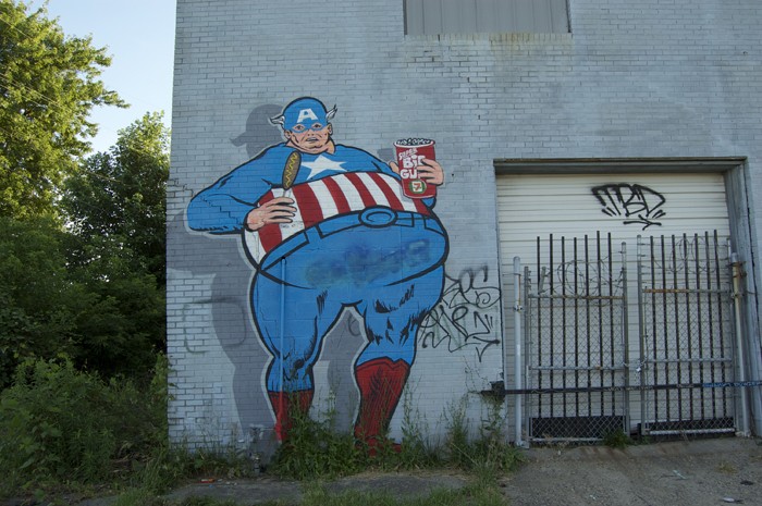Fat Captain America by Sever