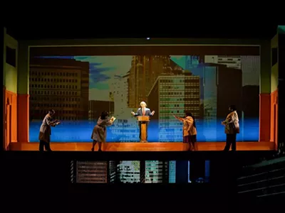 Todd Strange plays President Donald Trump in The Central Park Five.