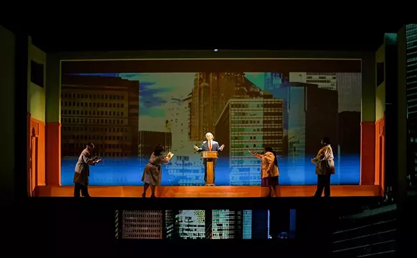 Todd Strange plays President Donald Trump in The Central Park Five.