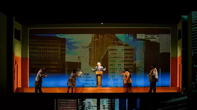 Todd Strange plays President Donald Trump in The Central Park Five.