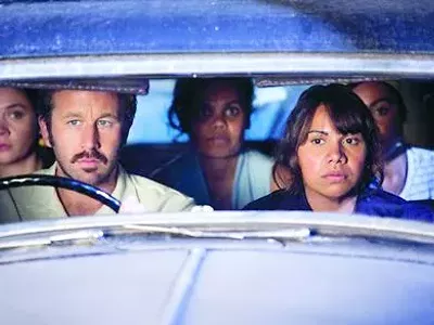 On the road again ... Irish heartthrob Chris O’Dowd shleps his brood from show to show before hitting paydirt.