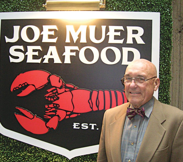 Fish story: Joe Muer stands in front of the newly resurrected Joe Muer Seafood.