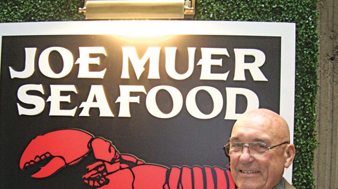Fish story: Joe Muer stands in front of the newly resurrected Joe Muer Seafood.
