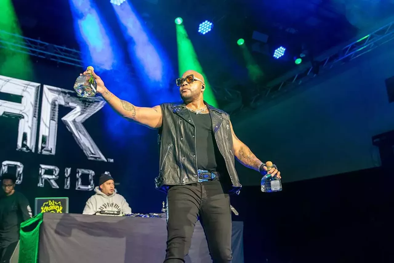 Image: Flo Rida performed at the Detroit Auto Show charity gala