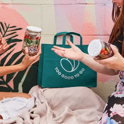 Too Good To Go allows customers to buy “Surprise Bags” of food from local businesses at reduced prices.