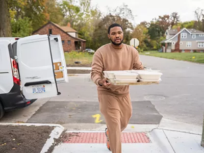 Raphael Wright to the food rescue.