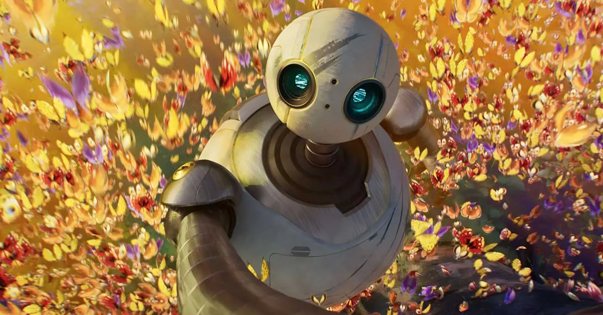 Image: Based on a popular book by Peter Brown, The Wild Robot is charming both kids and adults.