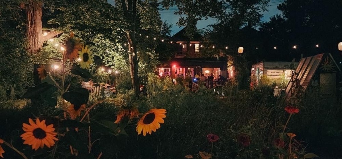 Foxglove is a new urban garden in Detroit with vinyl-only DJ nights.
