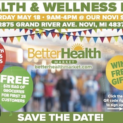 Free Health and Wellness Fair at Better Health Market in Novi, May 18
