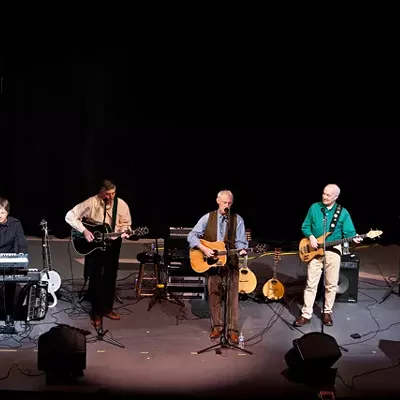 Boys in the band (from l.): Fred Klein, Gary McMullen, Richard McMullen and Dennis Green.