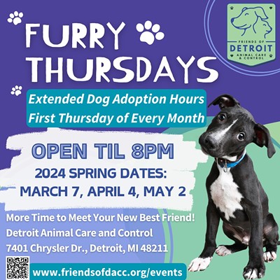 Furry Thursday Dog Adoption Event - Open Late