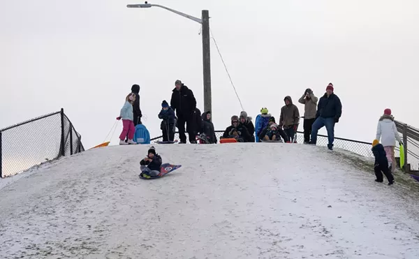 Maybe we can finally go sledding.