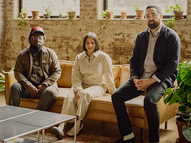 Nigil Mack, Alexandra Berenson, and Sam Valenti IV of the newly formed All Flowers Group.