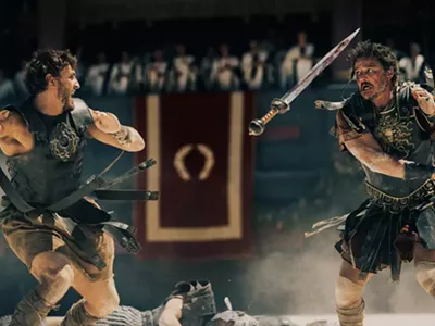 Paul Mescal plays Lucius and Pedro Pascal plays Marcus Acacius in Gladiator II.