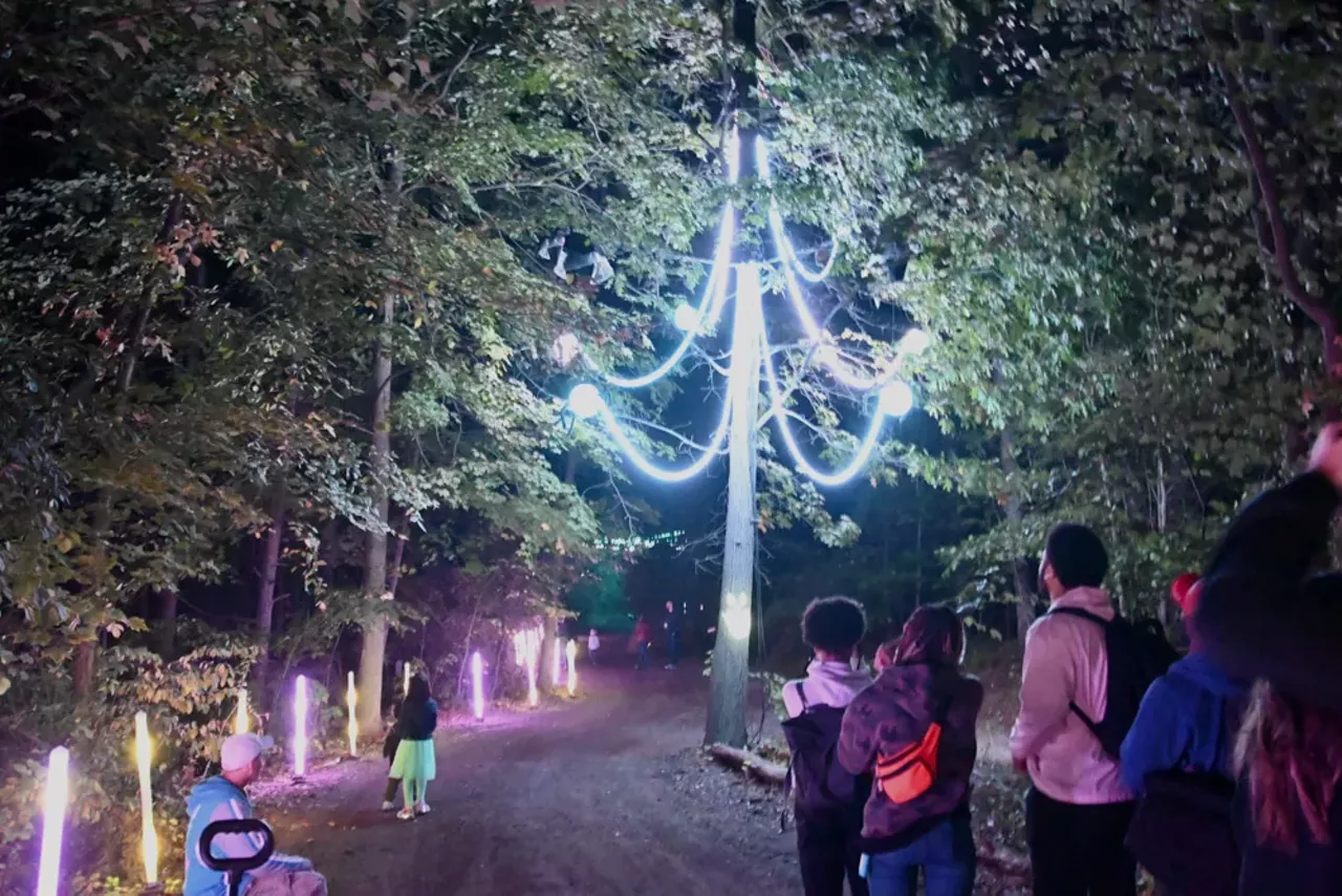 Image: Glenlore Trails' trippy and illuminated haunted forest is spookier than ever &#151;&nbsp;here's a preview