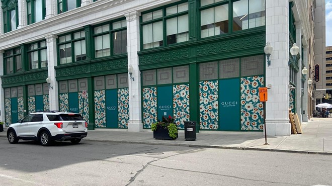 Gucci's forthcoming Detroit location.