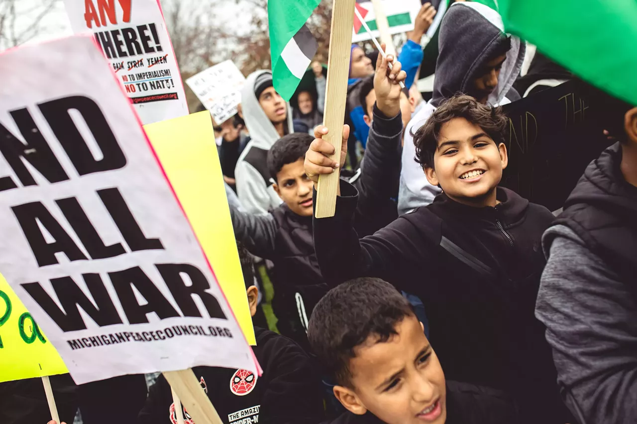 Image: Hamtramck marches for Palestine, demanding ceasefire