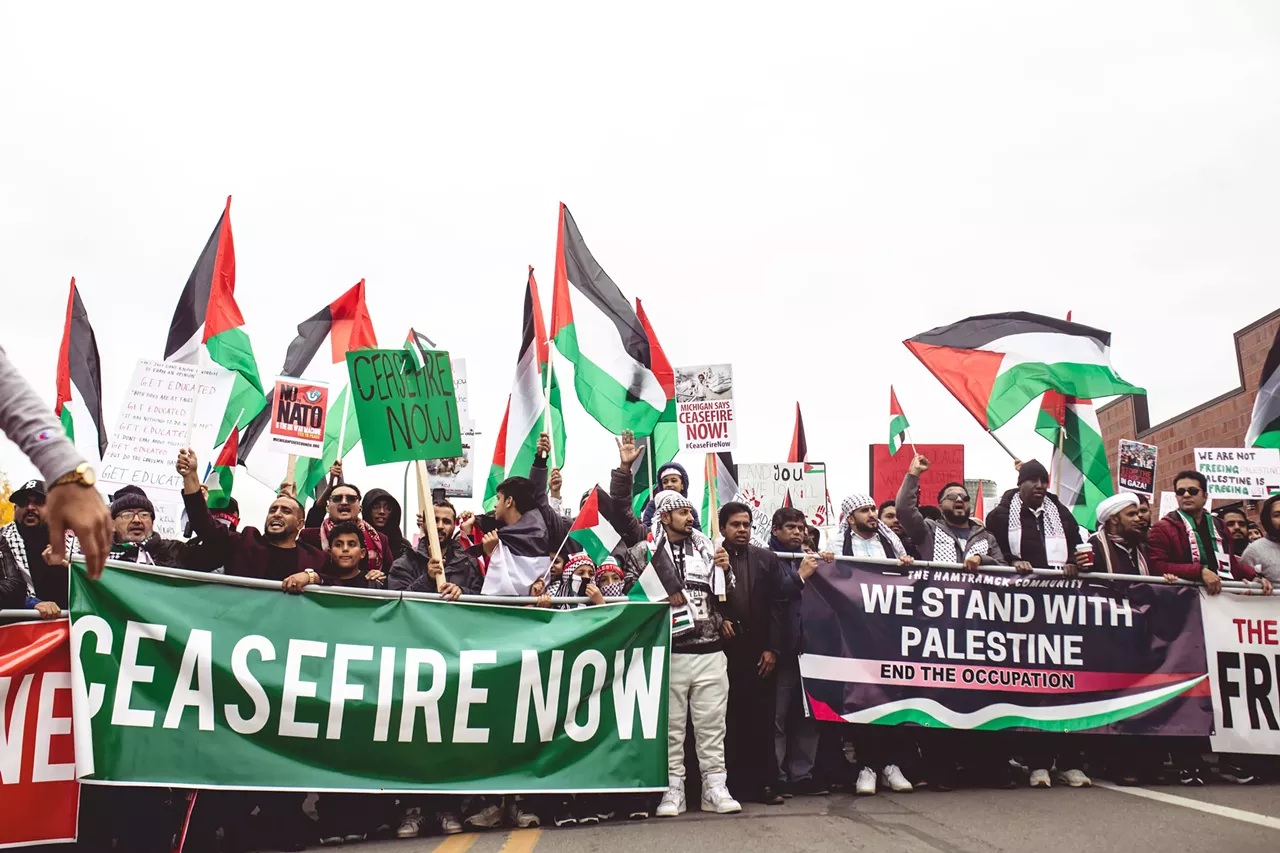 Image: Hamtramck marches for Palestine, demanding ceasefire