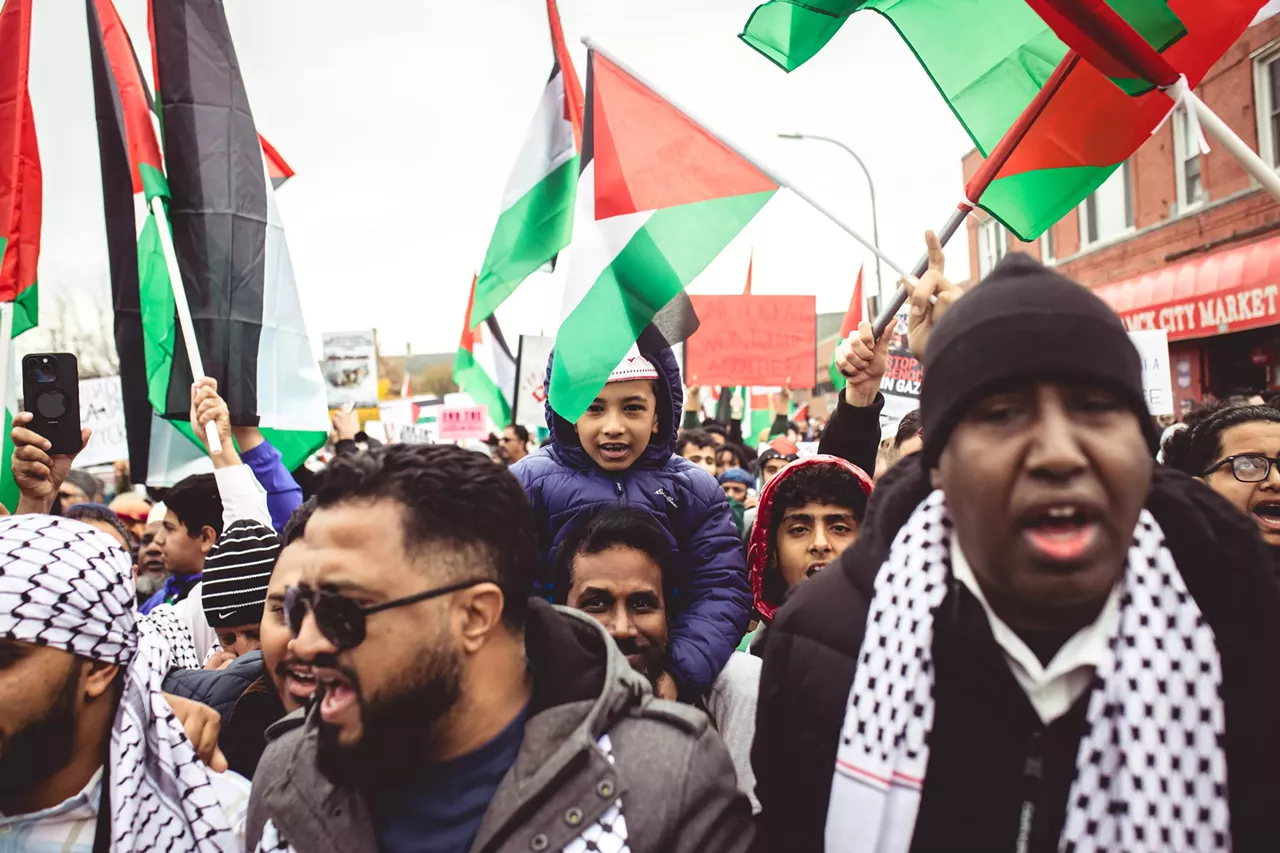 Image: Hamtramck marches for Palestine, demanding ceasefire