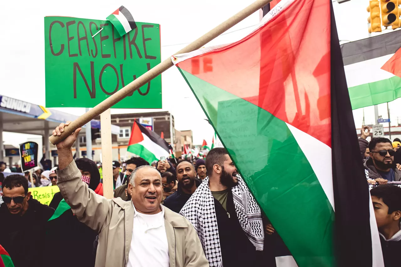 Image: Hamtramck marches for Palestine, demanding ceasefire