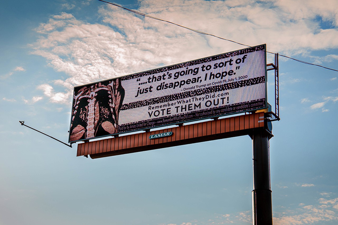 Here's a look at some of the anti-Trump billboards and posters in Michigan
