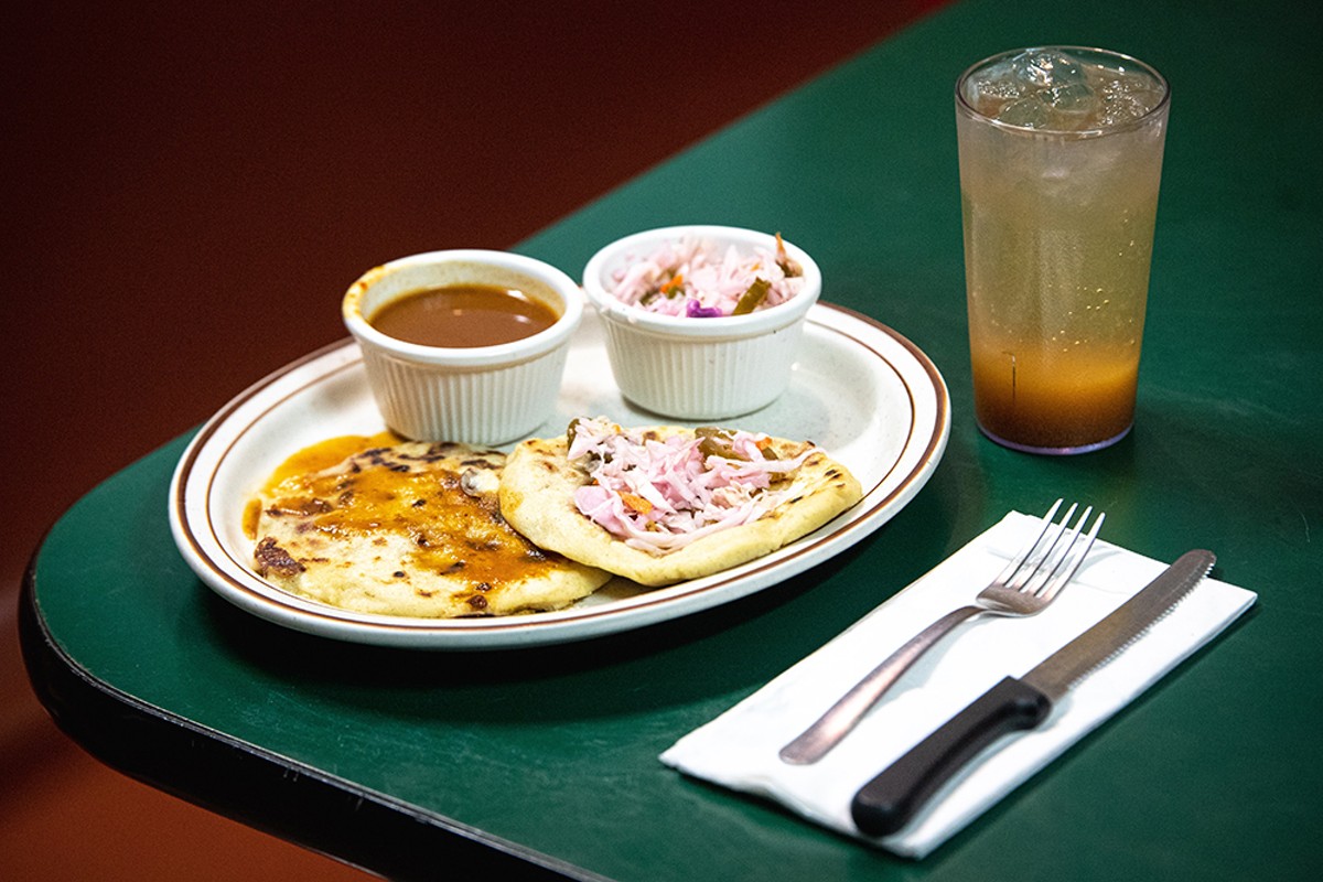 Southwest Detroit’s long-standing Pupuseria is beloved for its thick, handmade, lightly browned corn tortillas.
