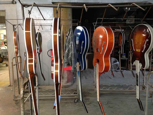 Heritage Guitars and the old Gibson Guitar Factory survive and prosper in Kalamazoo