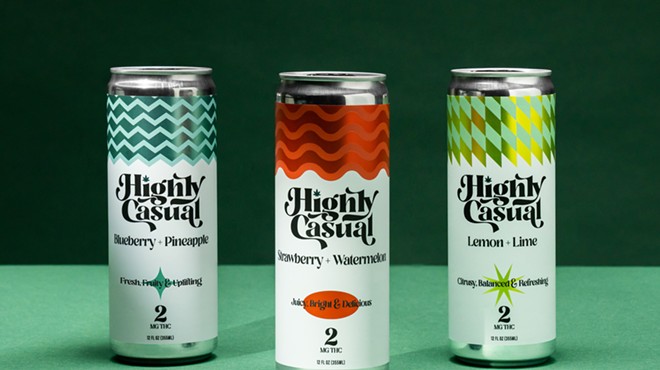 Each can of Highly Casual has 2 mg of THC.