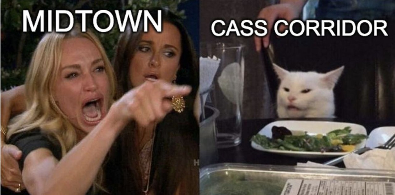Hilarious Detroit versions of the 'Woman Yelling at Cat' meme