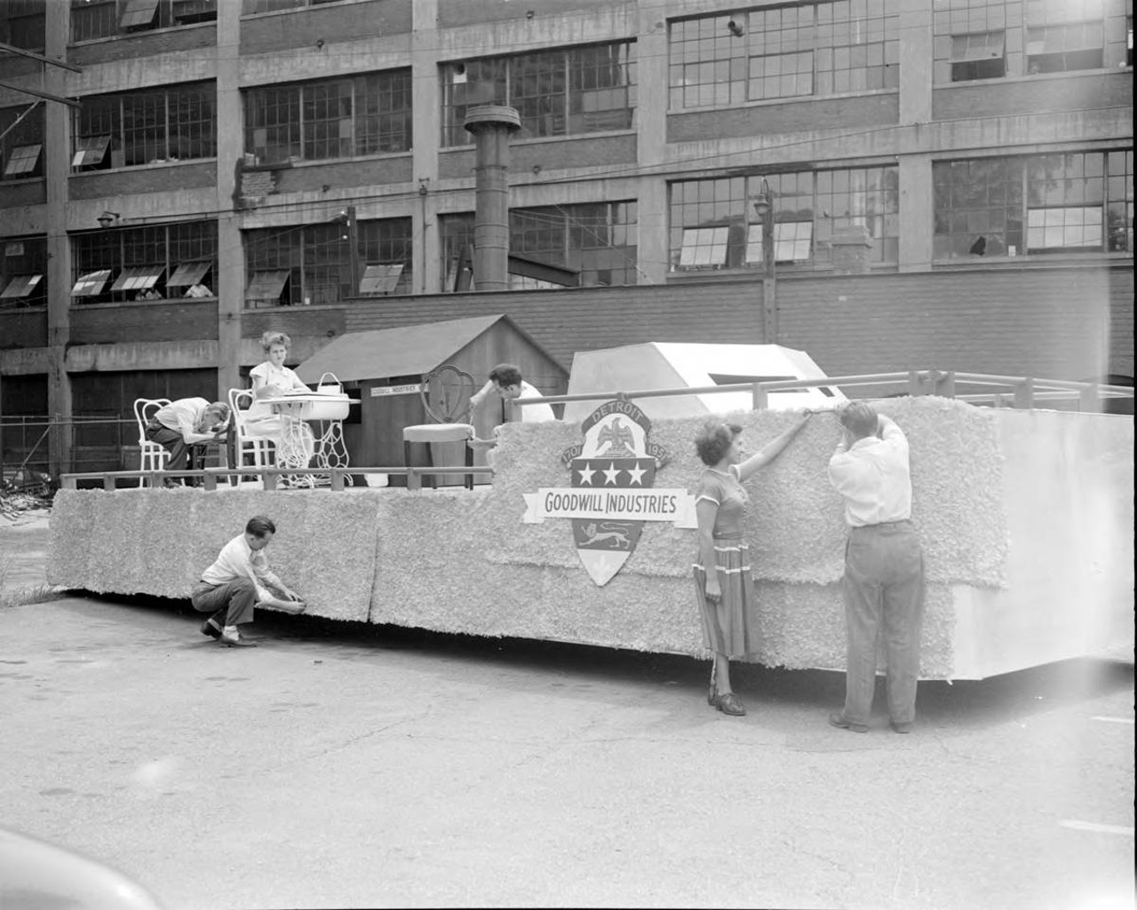 Historic photos from Detroit’s 250th birthday celebration in 1951