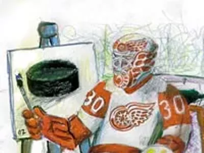 Image: Hockey and high art