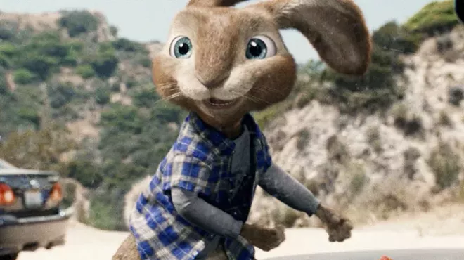Hop: Russell Brand in a bunny suit.