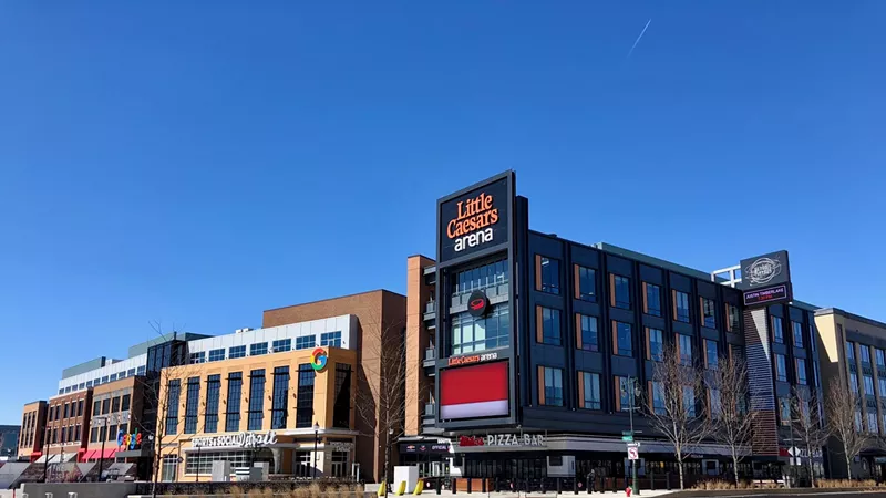 Little Caesars Arena in Detroit.