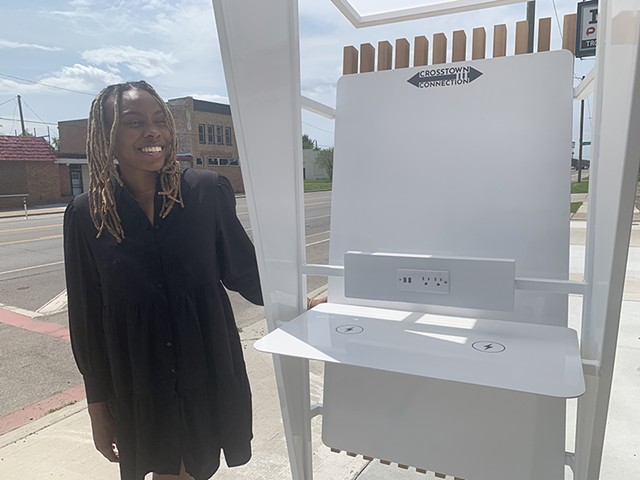 DaTrice Clark founded her tech startup Crosstown Connection in 2021 with the goal of connecting residents of Detroit's Morningside neighborhood to the world wide web.