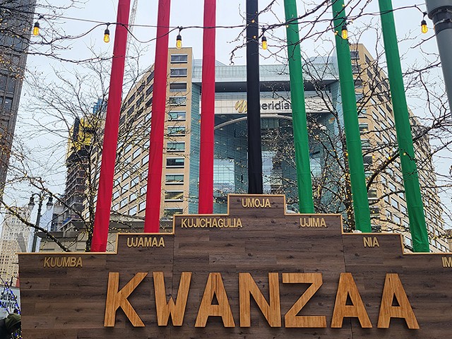 How Detroit got the world’s largest Kwanzaa kinara
