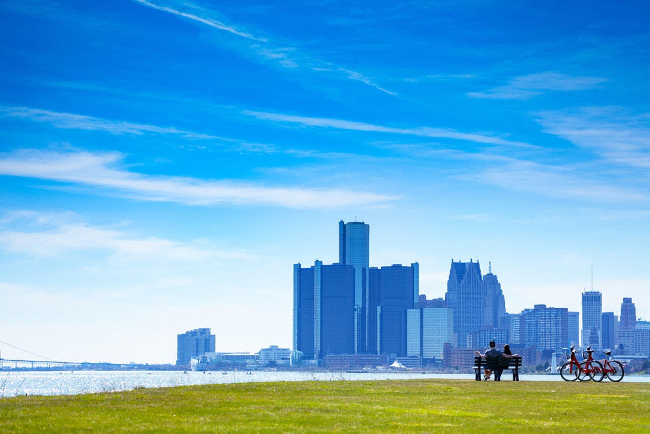 Belle Isle
For Detroiters, Belle Isle is a sanctuary where they can find reprieve without ever leaving the city. Just be careful if you’re posting any videos on social media that you don’t get roaming charges from Canada with it being so close (trust us). Belle Isle is a gem whether you want to walk, picnic, kayak, or just lay in the grass.