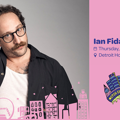 Image: Ian Fidance at Motor City Comedy Festival