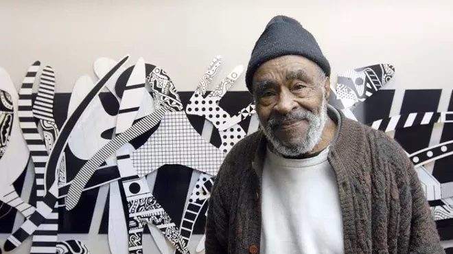 Detroit artist Charles McGee.