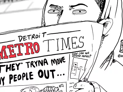 Image: Illustrator ‘Darklord’ Escada Gordon nails satire with comics about life in Detroit