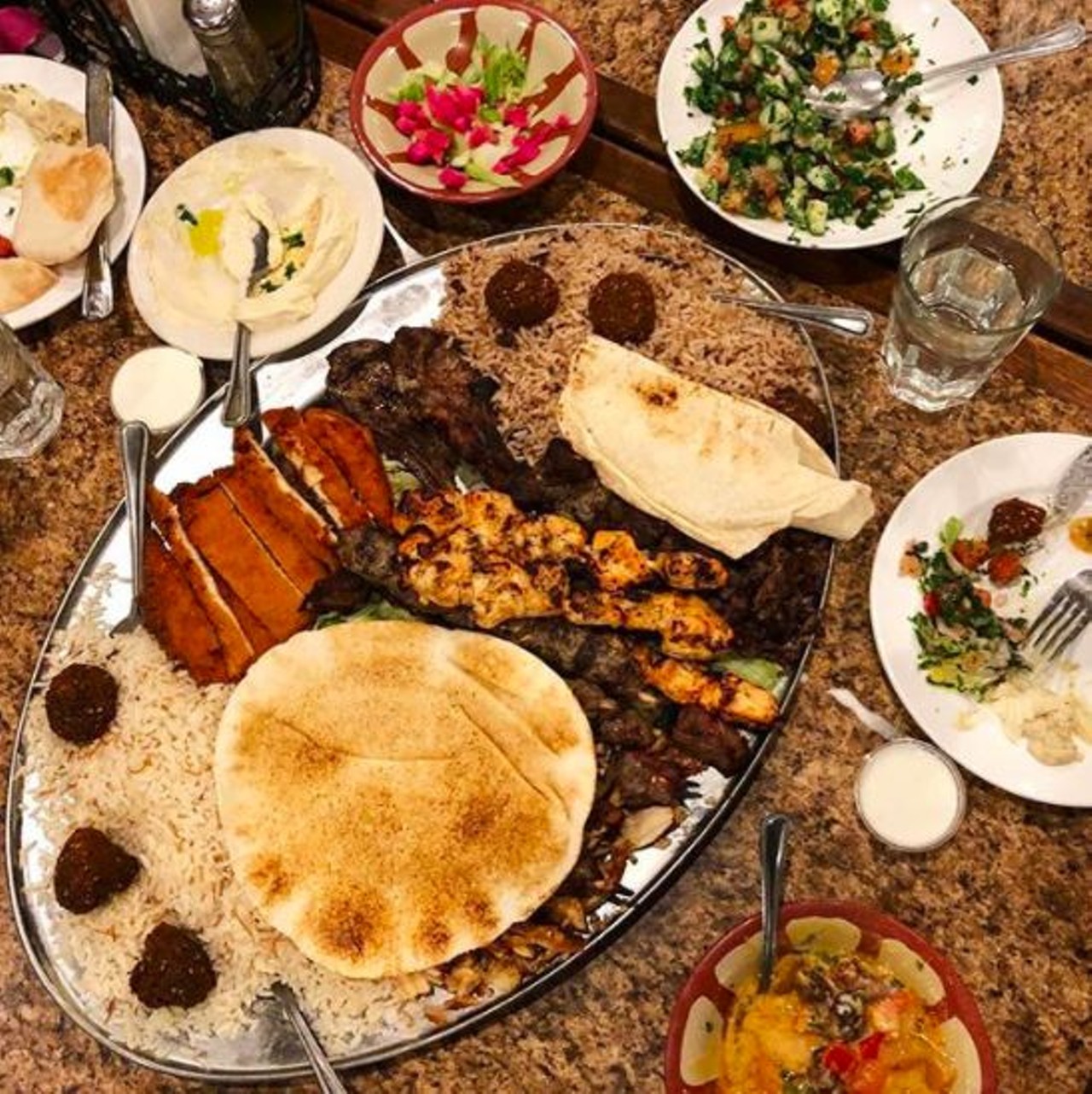 Al Ameer
12710 W. Warren Ave., Dearborn; 313-582-8185
A hotspot for authentic Mediterranean cuisine with lamb, shawarma, pitas, falafel, hummus, tabbouli, fattoush, and so much more. There are entrees, sandwiches and a raw juice bar &#151; all served in a cozy space. 
Photo via Instagram user @hillarydixlercanavan