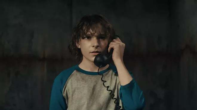 Mason Thames plays Finn in The Black Phone.