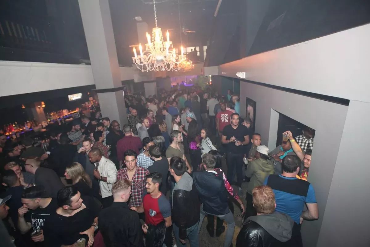 Image: A scene from the opening party for downtown club Paris.
