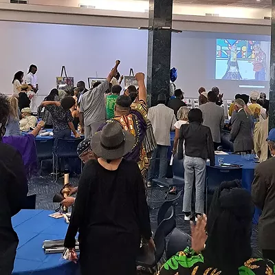 Image: Influential Detroit artist Aaron Ibn Pori Pitts honored with memorial