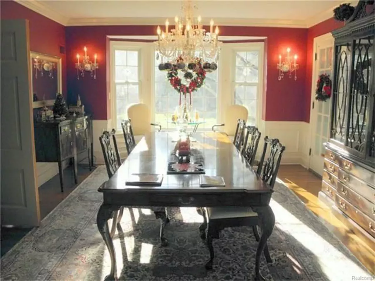 19520 Argyle Cresent,br> Asking price: 450,000 Nestled right in Palmer Woods, this gorgeous home has 6(!!!) bedrooms and 4 baths, 2 of them being half baths. Clearly they put this listing up around Christmas time, so you know it will look great during the holidays!