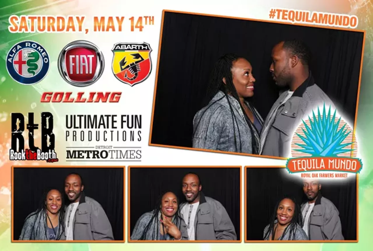 Image: Inside the photo booth at Tequila Mundo