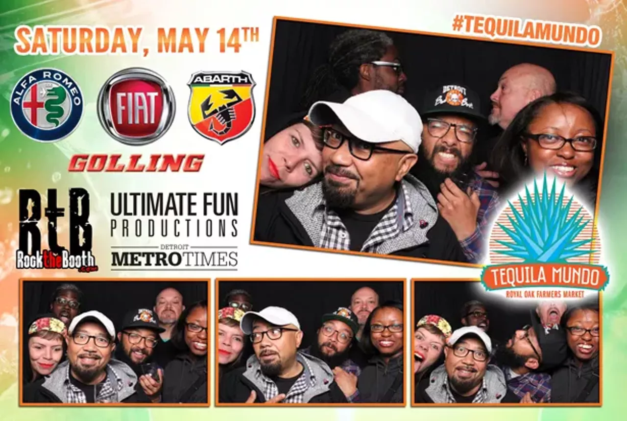 Image: Inside the photo booth at Tequila Mundo