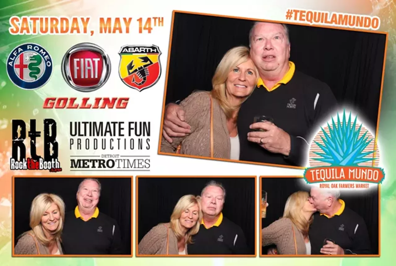 Image: Inside the photo booth at Tequila Mundo