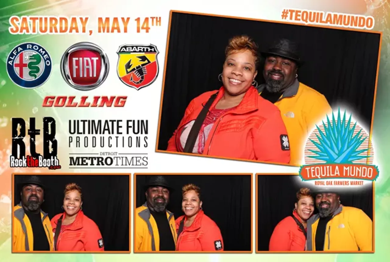Image: Inside the photo booth at Tequila Mundo